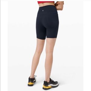 High waisted bicycle shorts